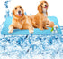 SOMOYA Dogs Self Cooling Mat Pet Cool Pads Blanket Hot Weather Sleeping Kennel Mat,Washable Ice Silk Sleep Mat Pad Non-Toxic Breathable for Large ...