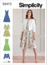 Simplicity Misses' Jacket and Dress Sewing Pattern Kit, Code S9473, Sizes 16-18-20-22-24, Multicolor...