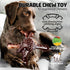 BYMQ Super Tough Dog Chew Toys - for Aggressive Chewers Large Breed,Dog Toys, Bone Toy Nylon Durable Dogs Extreme, Real Beef Flavor to Keep Busy...