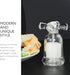 COLE & MASON Tap Salt and Pepper Grinder Set - Acrylic Mills Include Precision Mechanisms and Premium Sea Salt and Peppercorns...