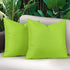 Waterproof Outdoor Throw Pillow Cover, 2 Pack Solid PU Coating Throw Pillow Case UV Protection Garden Cushion Cover for Patio Sofa Couch Balcony 2...