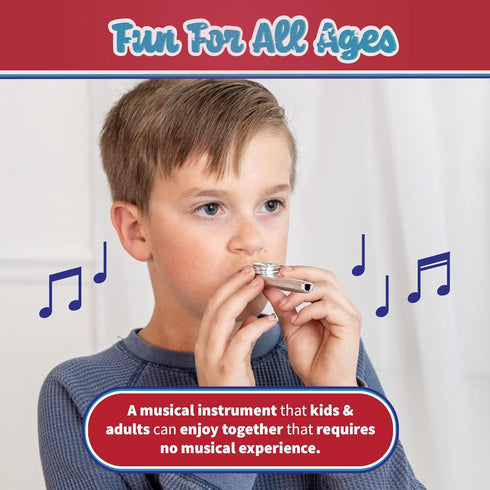 Way Back Toys Metal Toy Kazoo, Novelty Family Fun Game for Ages 3 and up...
