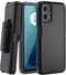 for Moto G 5G 2024/ Moto G Play 5G 2024 Case, with Belt Clip,Tempered Glass Screen Protector, Heavy Duty Shockproof Drop Protective Rugged Tough D...