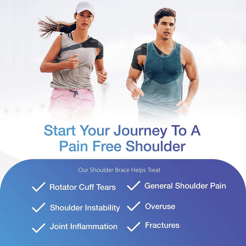 Sports Laboratory Shoulder Brace for Men and Women | Shoulder Support | Shoulder Compression | Shoulder Immobilizer | Rotator Cuff Shoulder Brace ...