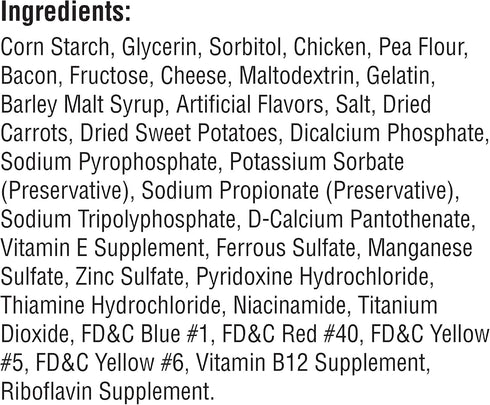 DreamBone Mini Chews, Made with Real Bacon and Cheese Flavor, Rawhide Free Dog Chews, 24 Count...