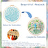 MUFEKUM Embroidery Kit for Beginners, Embroidery Starter Kit with Pattern and Instructions, Embroidery Hoop, Cloth, Threads, Scissors, Needles, Cr...