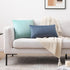 Mixhug Set of 2 Cozy Velvet Square Decorative Throw Pillow Covers for Couch and Bed, Turquoise, 18 x 18 Inches...