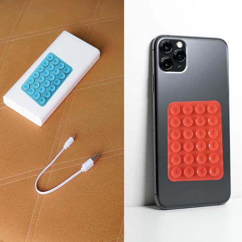 5-Colors Silicone Suction Cups for Phone Case Self-Adhesive Mount - Hands Free Mobile Accessory Holder for Videos and Selfies - iPhone and Android...