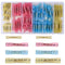130 Pcs Heat Shrink Butt Connectors Kit, 10-26 AWG Butt Splice Electrical Wire Connectors Kit, Waterproof Insulated Marine Automotive Crimp Termin...
