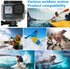HONGDAK 196ft/60m Waterproof Housing Case for GoPro Hero 12 11 10/9 Black, Protective Underwater Dive Housing Shell with Bracket Accessories for G...