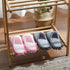 2 Pairs Microfiber Cleaning Mop Slippers for Floor Cleaning House Mop Shoes Men and Women Washable Unisex Dusting Slippers Dirt Cleaning Tool Supp...