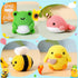 WATINC Set of 4 Cute Animal Needle Felting Starter Kit Frog Chick Bee Narwhal Animal Doll Wool Felting Tools Felt Needles Foam Mat DIY Needlework ...