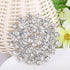 EVER FAITH Women's Austrian Crystal Elegant Flower Leaf Bridal Corsage Brooch Pin...