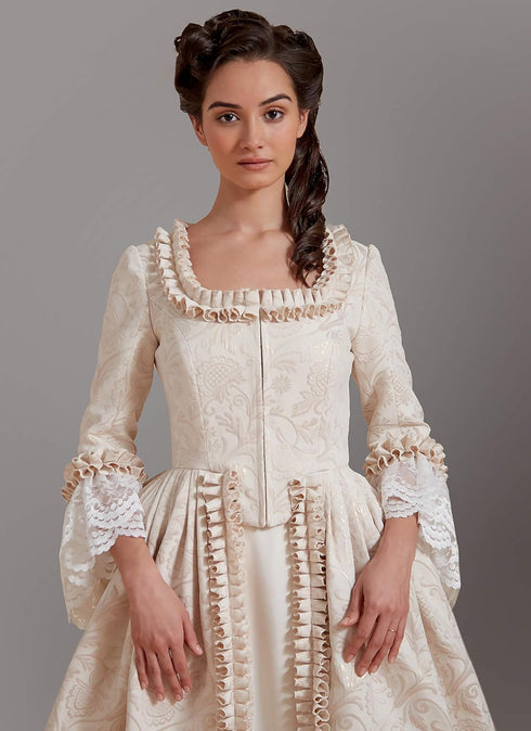 McCall Pattern Company McCall's Women's Victorian Costume Dress and Jacket, Sizes 14-22 Sewing Pattern, White...