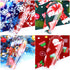 Christmas Nail Foil Transfer Stickers 10 Sheets Xmas Nail Art Stickers Decals Winter Santa Claus Snowflake Bells Nail Decals Supplies for Women Ch...