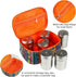 6Pcs Stainless Steel Spice Shaker, Camping Spice Kit with Travel Bag, Salt and Pepper Shakers Set For Salt Sugar Spice Dry Herb Spice, for Home or...