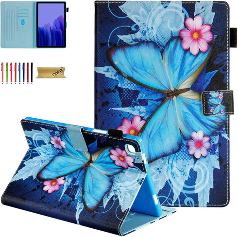 Dteck for Galaxy Tab A7 Tablet Case 10.4" 2022/2020, SM-T500/T503 Case, PU Leather Protective Cover with Auto Sleep Wake & Stand Function, Built-i...