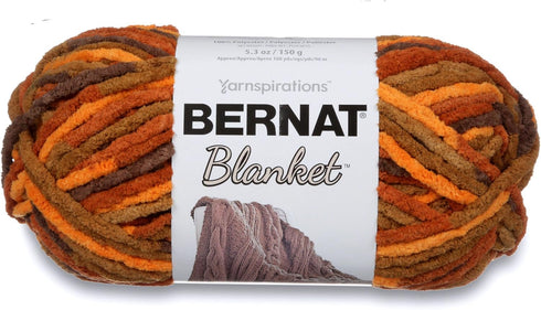 Bernat Blanket Super Bulky Yarn, 5.3oz, Guage 6 Super Bulky, Fall Leaves...