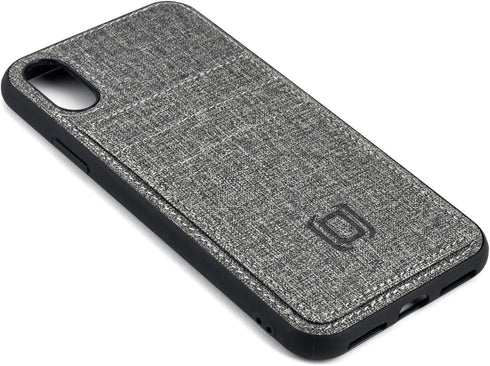 Dockem Luxe M2T Wallet Case for iPhone X/XS (5.8"): Built-in Invisible Metal Plate for Magnetic Mounting with Canvas Style Synthetic Leather 2 Car...