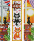 3 PCS Cross Stitch Bookmark Kit,Stamped Bookmarks Cross Stitch Kits for Adults Beginners,DIY Embroidery Bookmarks Cross Stitch Kits,14CT(Cats)...