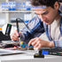 Soldering Iron Kit, 90W LED Digital Soldering Kit with Ceramic Heater, 110V Solder Iron Welding Tools with Smart Temperature Control, Auto Sleep &...