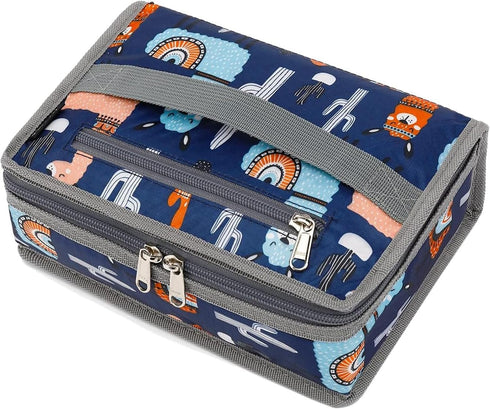 FlowFly Small Insulated Lunch box Portable Soft Bag Mini Cooler Thermal Meal Tote Kit with Handle for Work & School (Alpaca)...