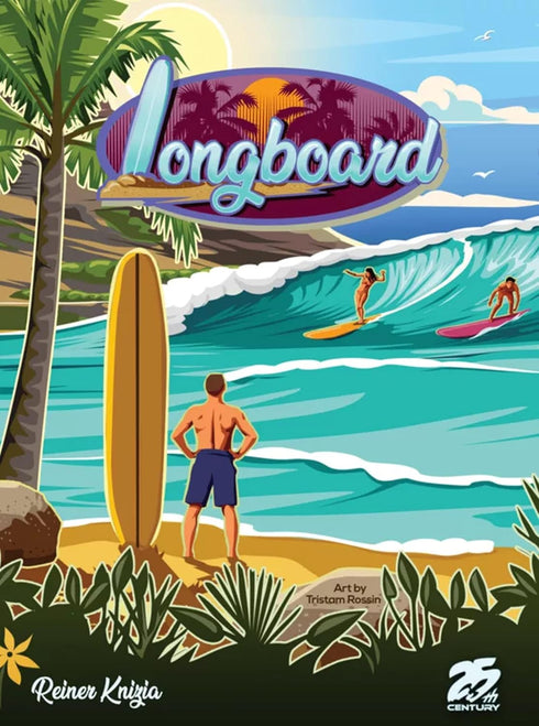 Longboard, Build Surfboards on The Beach in This Card Game for 2 to 4 Players by Reiner Knizia - 25th Century Games...