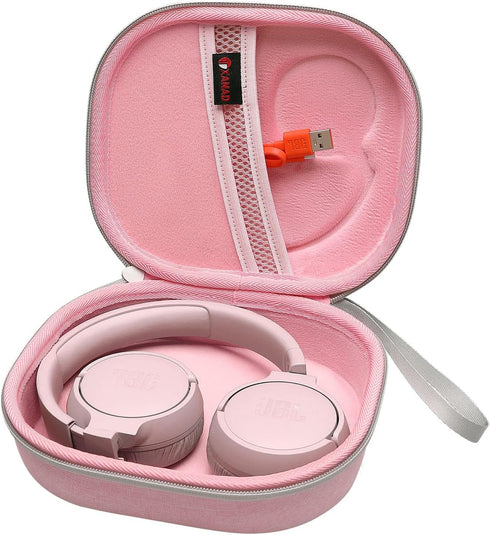 XANAD Pink Case for JBL Tune 520BT/720BT/510BT/660NC/700BT/710BT/760NC/750BTNC/ 660 BTNC/560BT/500BT/E45BT or JBL Live 650BTNC / 460NC / 400BT / 5...