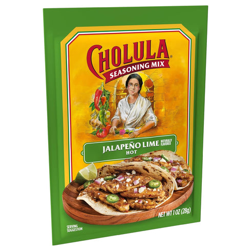 Cholula Jalapeño Lime Seasoning Mix, 1 oz (Pack of 12)...