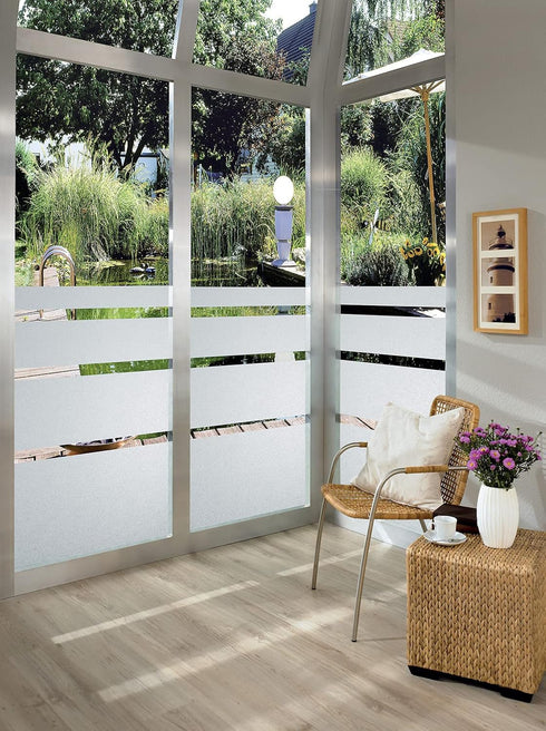d-c-fix 346-0211 Self-Adhesive Privacy Glass Window Film, Milky, 17" x 78" Roll...
