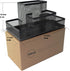 Fengtaiyuan T02 Black-Plus, Big Black Metal Wire Mesh Pencil Holder, Desktop Organizer...