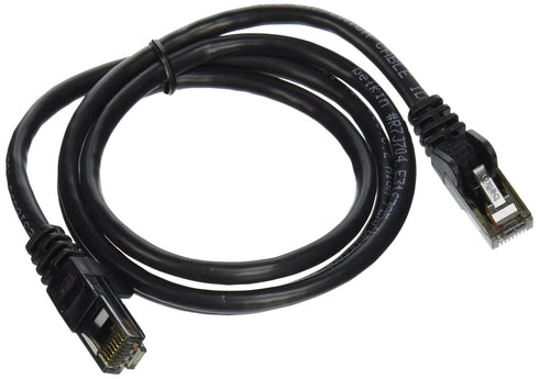 Belkin Snagless CAT6 Patch Cable RJ45M/RJ45M; 3 Black (A3L980b03-BLK-S), 3 Feet (A3L980B03-BLK-S)...