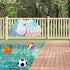 Pool Floats Storage Bag, Foldable Swimming Pool Hanging Mesh Organizer for Balls,Floats,Water Inflatable Toys and Other Pool Accessories, Green...