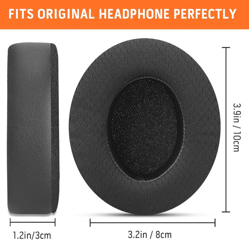 GVOEARS Replacement Ear Pads for Beats Studio 3, Mesh Fabric Ear Cushions for Studio 2 3 Wired Wireless Over Ear Headphones with Noise Cancelling ...