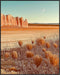 Posterizer 1 pcs-A mystical desert scene with a crescent moon-Landscape & Nature Art-Workplace & Office Art-Living Room Bedroom Decor- unframed wa...