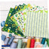 10 Sheets Printed Fabric Set Quilting Fabric Bundle Cotton Patchwork Squares St Patricks Day Fat Quarters Irish Shamrock Quilting Patchwork Self M...