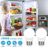 LED Refrigerator Light Bulb 40 Watt Equivalent, 120V Fridge Appliance Light Bulb 4W Daylight White 5000K, Waterproof A15 Fridge Light Bulbs 450LM,...