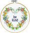 Design Works Crafts Inc. Be Kind Counted Cross Stitch Kit with Hoop, Multi...