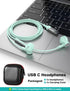 USB C Headphones for iPad 10 Pro Air (M4),iPhone 15 Pro Max Samsung S24 Ultra S23 FE S22,Magnetic Wired Earbuds Stereo USB Type C Earphones with M...