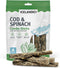 Icelandic+ Combo Sticks: Cod & Spinach - 2oz - Dog Treats, Crunchy 2 Ingredient Pet Snacks, Preservative Free, Wild Caught Fish, Slow Baked, Natur...
