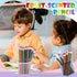 Scented Inspirational Motivational Pencils Student Colorful Fruit Pencils Cute Pencils with Eraser Wood Graphite Pencil for Girls Kids Boys School...