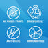 MiracleWipes for Electronics Cleaning - Screen Wipes Designed for TV, Phones, Monitors and More - Includes Microfiber Towel - (60 Count)...