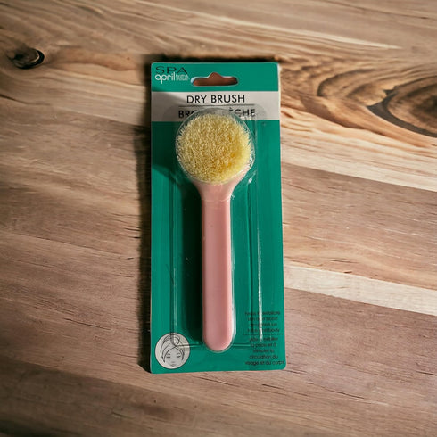 Spa April Bath and Body Brush, Daily Exfoliating Brush, Pink...