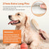 Dog Brush for Long Haired Dogs, Deshedding Dog Brush, 27mm Extra Long Pin Brush, Dog Grooming Brush for Shedding - Ash Wood Material, Non-Slip Rub...