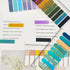 3800 PCS Sticky Tabs Page Markers Sticky Index Tabs, DaKuan Transparent Sticky Notes with Ruler for Page Marking, Document categorization, Index M...
