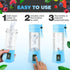 Portable Blender - Compact and USB Rechargeable Personal Travel Blenders for Smoothies, Shakes and Ice - Mini Fruit Juice Mixing Shaker Bottle - 3...
