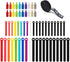 Wrap-It Storage Cable Management Value Pack - 40 Self-Gripping Cable Ties, 20 Cable Labels, 12ft Perforated Self-Gripping Roll - For Home, Office,...