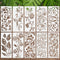 10 Pieces Leaf Painting Stencils Leaf Wall Stencil Botanical Leaves Reusable DIY Crafts Drawing Templates Stencils for Painting on Wood Wall Canva...