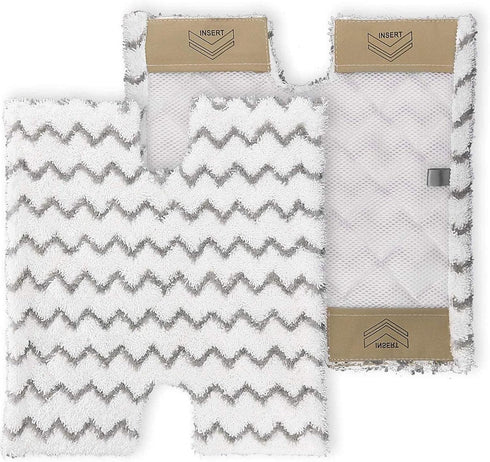 ConPus 2 Pack Replacement Steam Mop Pads for Shark Lift-Away Pro Steam Pocket Mop S3973 S3973D S3973WM & Genius Steam Pocket Mop S5002Q S5003A S50...