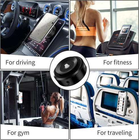 Electric Vacuum Magnetic Suction Car Phone Mount, Strong Suction for Car Kitchen Mirro Gym Bath Shower & All Smooth Surface, Portable&Easy to use,...